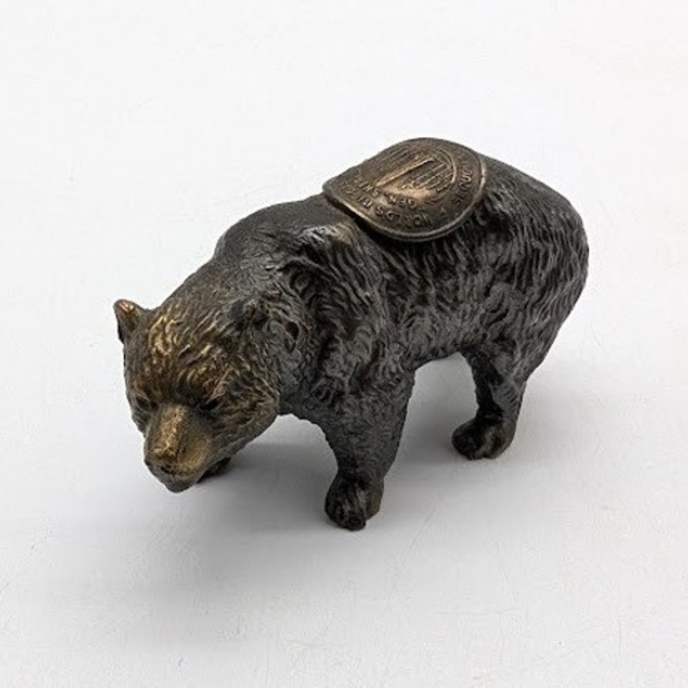 Sequoia National Park Cast Iron Grizzly Bear Figurine 1.25 Tallest Tree Sherman